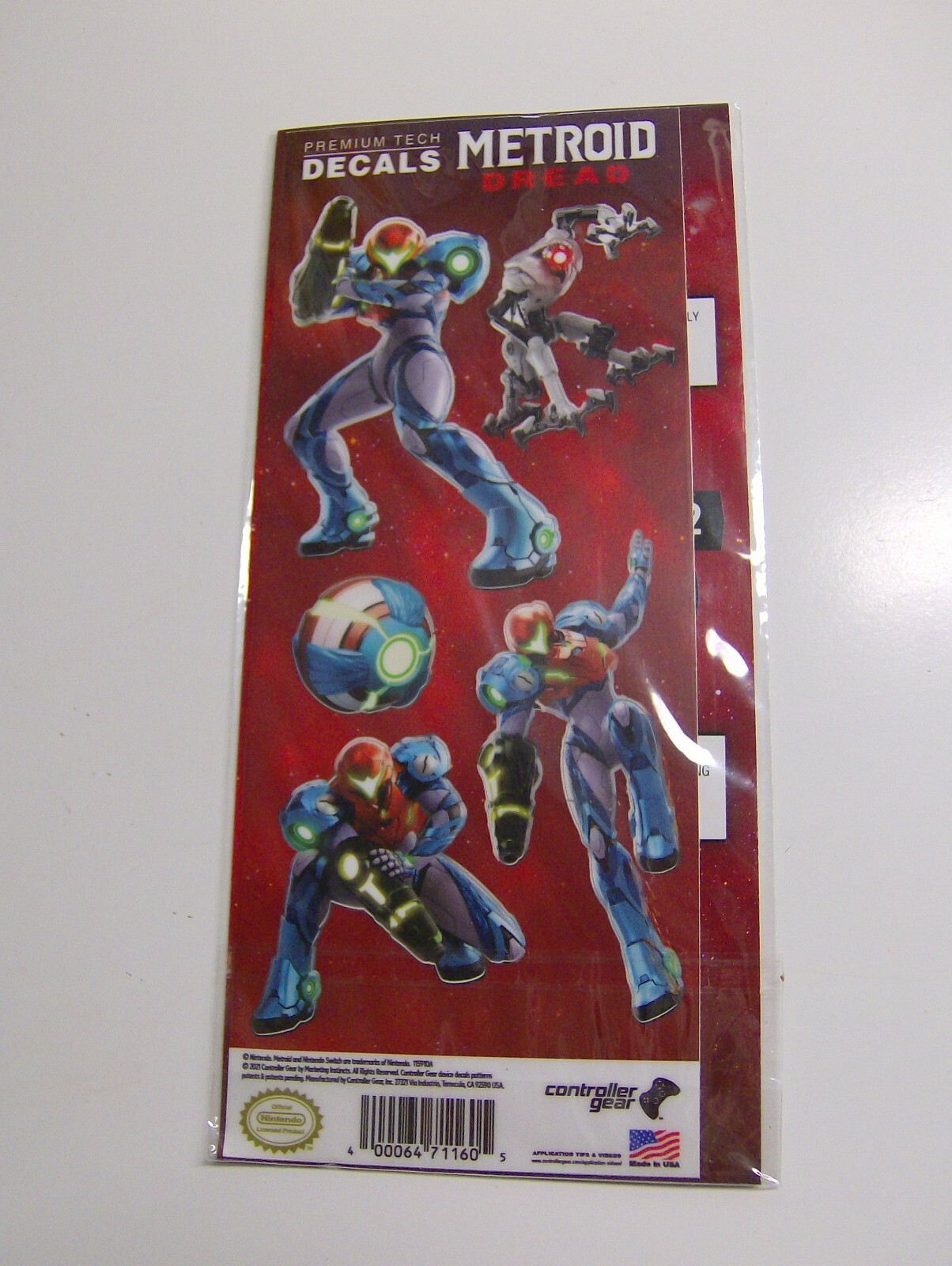 METROID DREAD TECH DECALS PROMO
