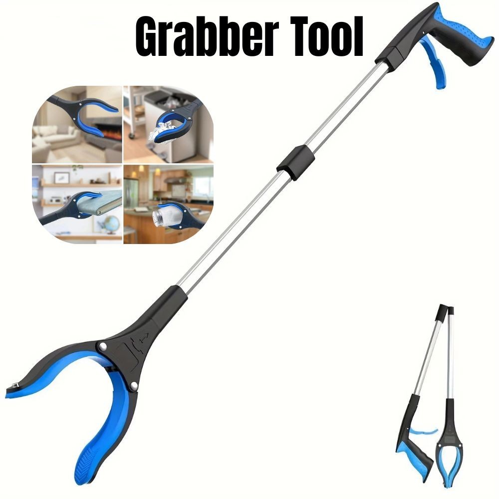 Heavy Duty Grabber Tool Industrial Pick Up Stick Hand Grip Reach Trash Reacher.