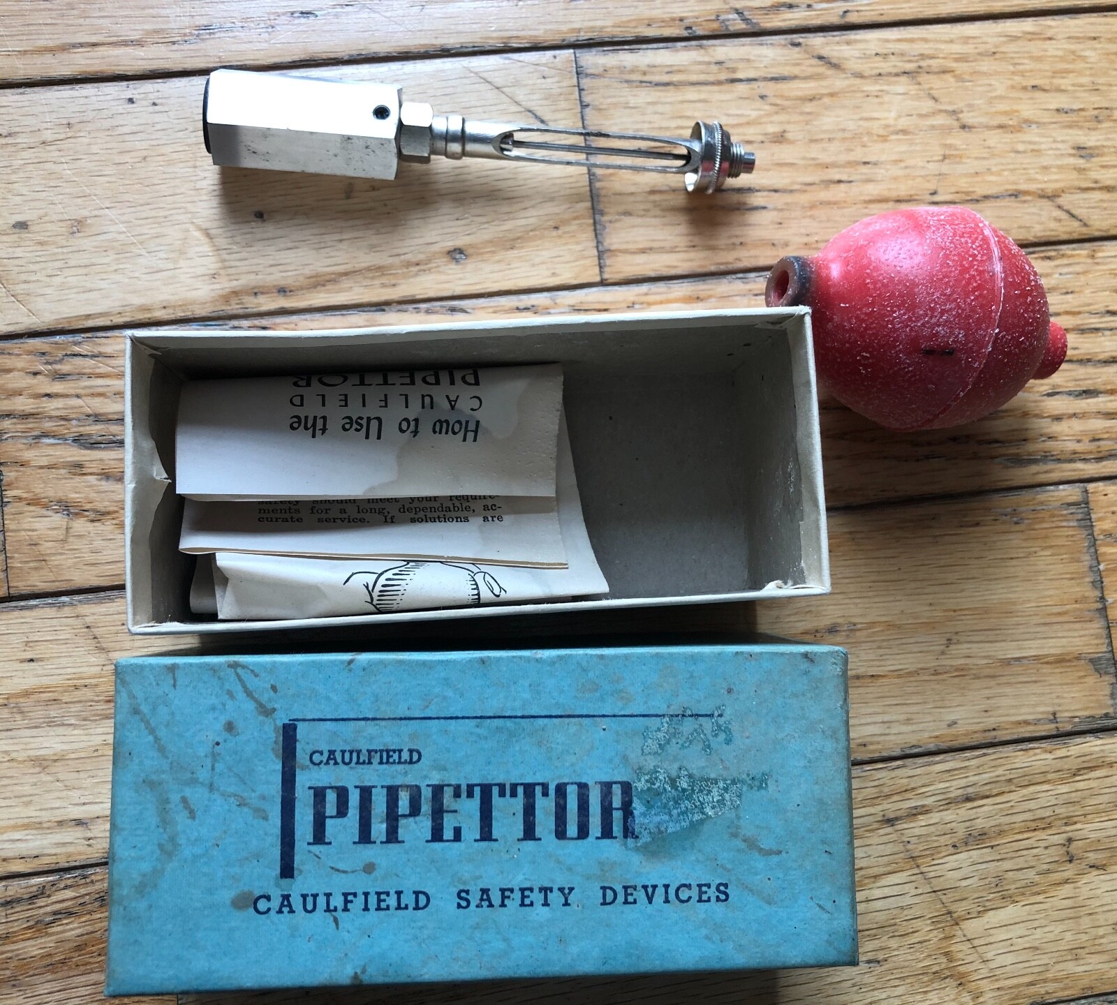 Vintage Caulfield Pipettor - Made in USA