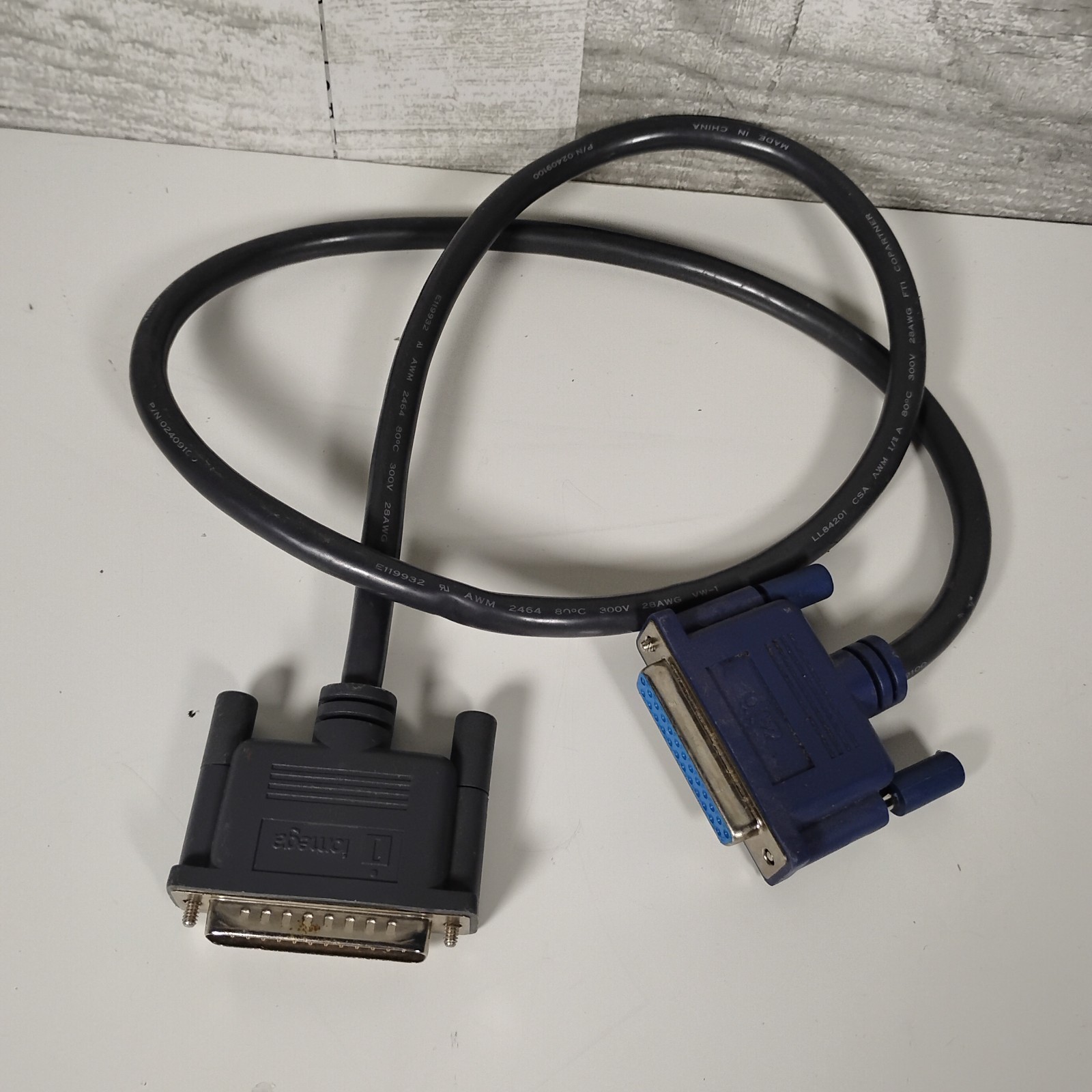ORIGINAL Iomega Parallel Cable 25 Pin DB25 M to F ZIP Drive Z100P Z100P2 Z250P