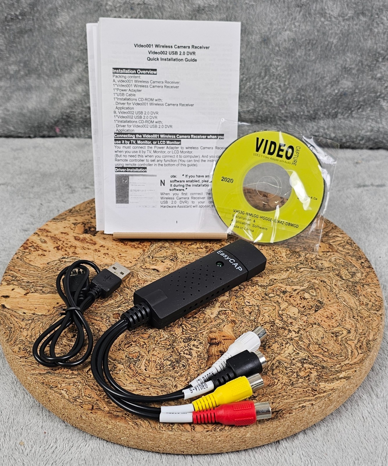 Analog Video capture to Digital Format VHS To Digital for Hi8,DVD,VCR,Camcorder