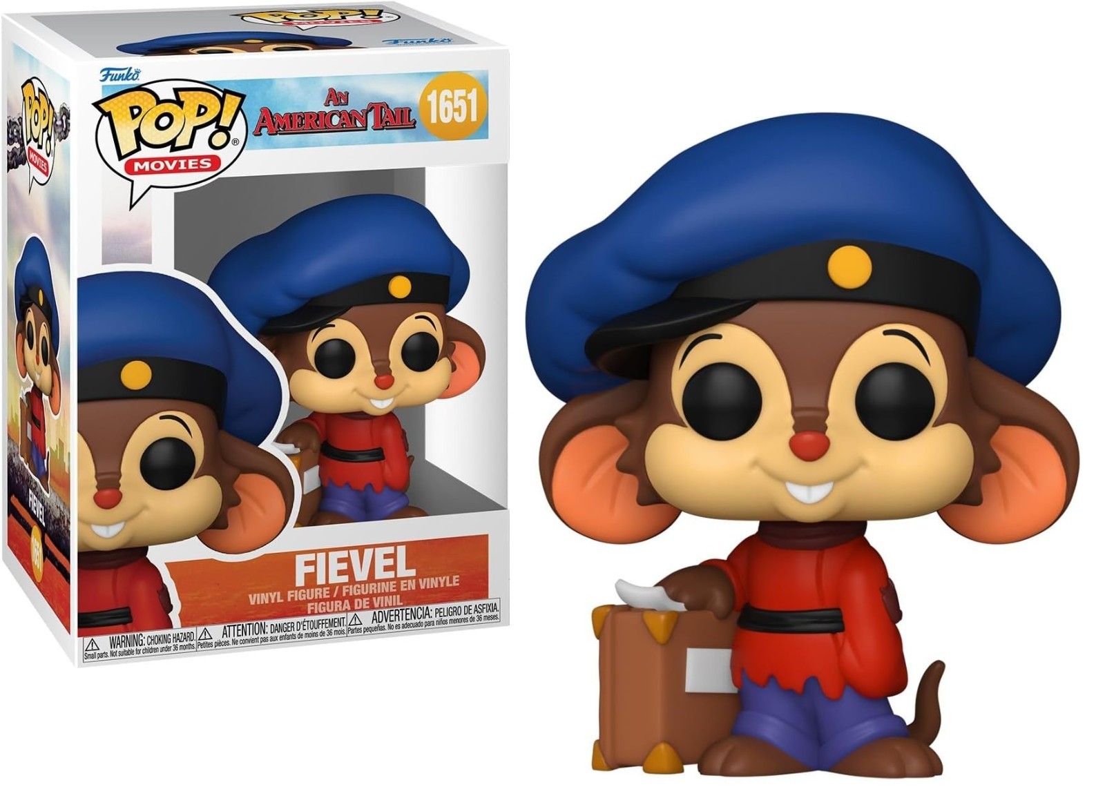 Funko POP Movies: American Tail - Fievel Mousekewitz​ Vinyl Figure #1651 #81201