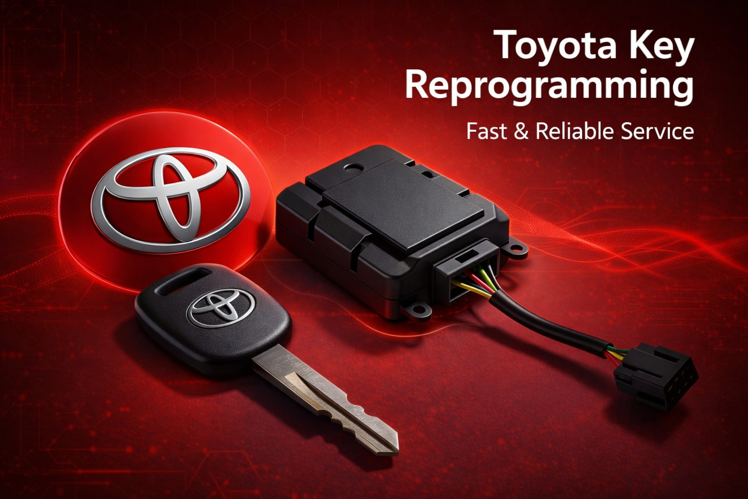 Toyota Sequoia 98-07 Key Programming All Keys Lost ECU Immobilizer w/ Master Key