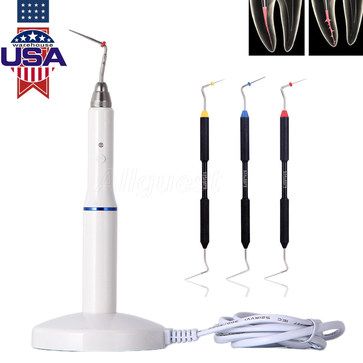 Dental Endo Gutta Percha Obturation Heated Pen/ Endo Buchanan Hand Plugger Tips