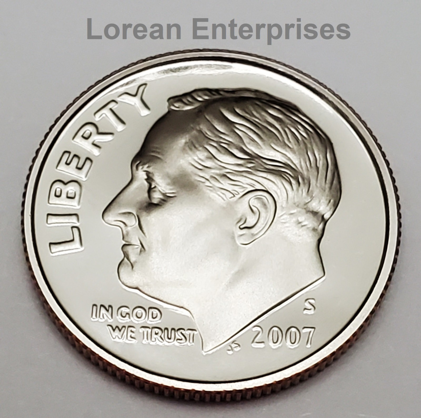 2007 S Roosevelt Dime CLAD ✼ PROOF✼