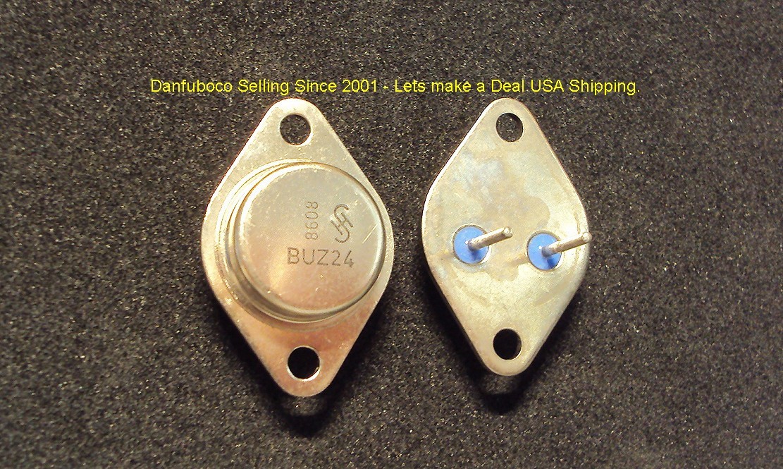 BUZ 24 Siemens , 2 pairs for AUDIO, N - MOSFET TO-3, 100 Volts, 32 Amps, 1986