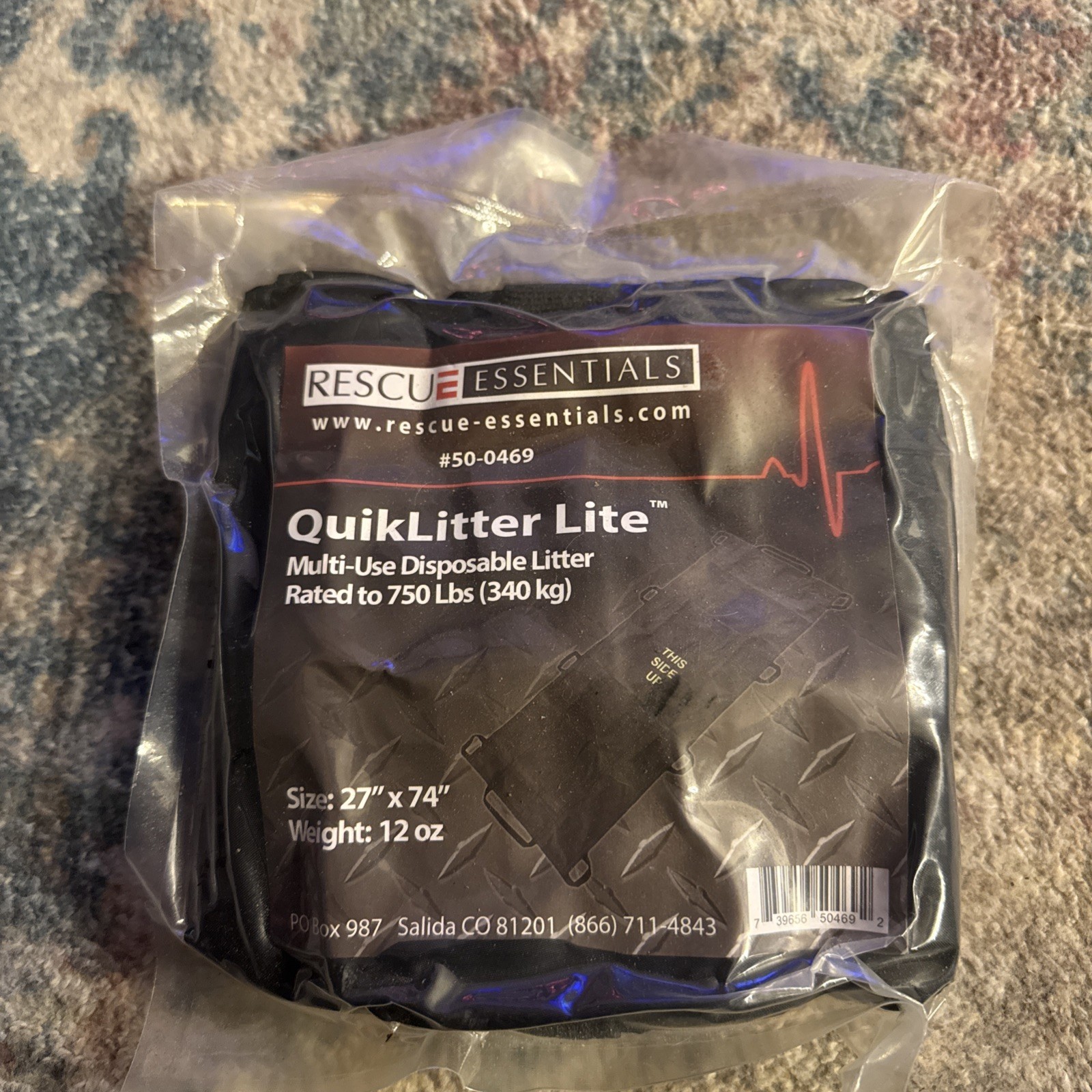Rescue Essentials QuikLitter 50-0469 emergency Evacuation litter