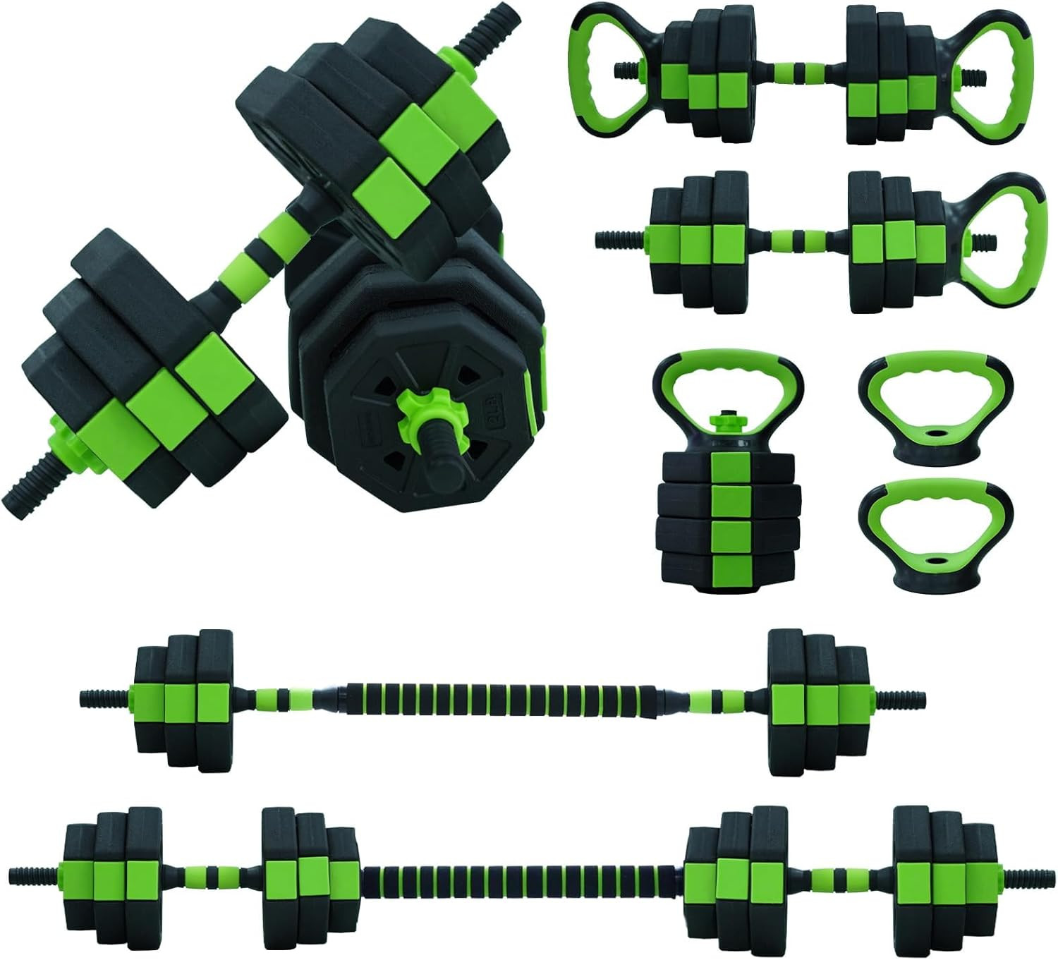 44/66/88Lb Dumbbell Sets Adjustable Weights Free Weights Dumbbells Set for Home