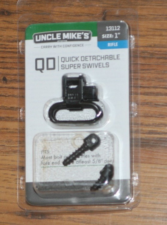 Uncle Mike's QD Quick Detachable Super Swivels - Size 1" - #13112 - Rifle