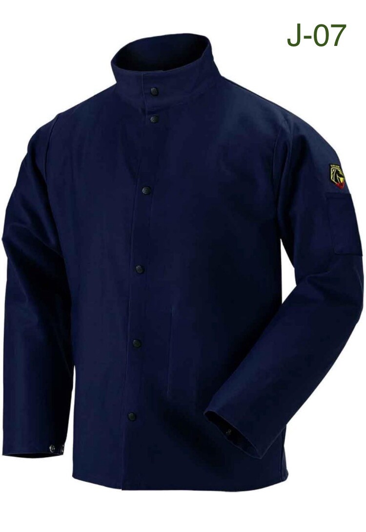 Revco Black Stallion 30" FN9-30C 9 oz Cotton FR Navy Welding Jacket Size 4XL