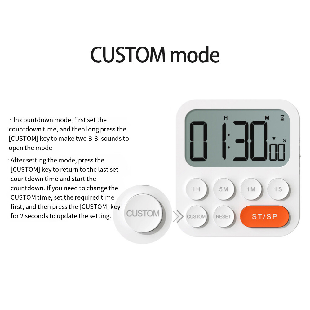 Digital Kitchen Timer Count /Down with Custimize Function L0I4