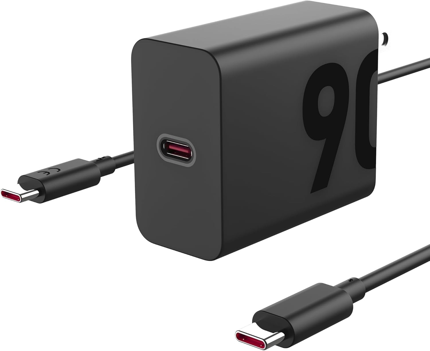 Motorola TurboPower 90W GaN Charger with 6.5A e-Marked USB-C to USB-C Cable for