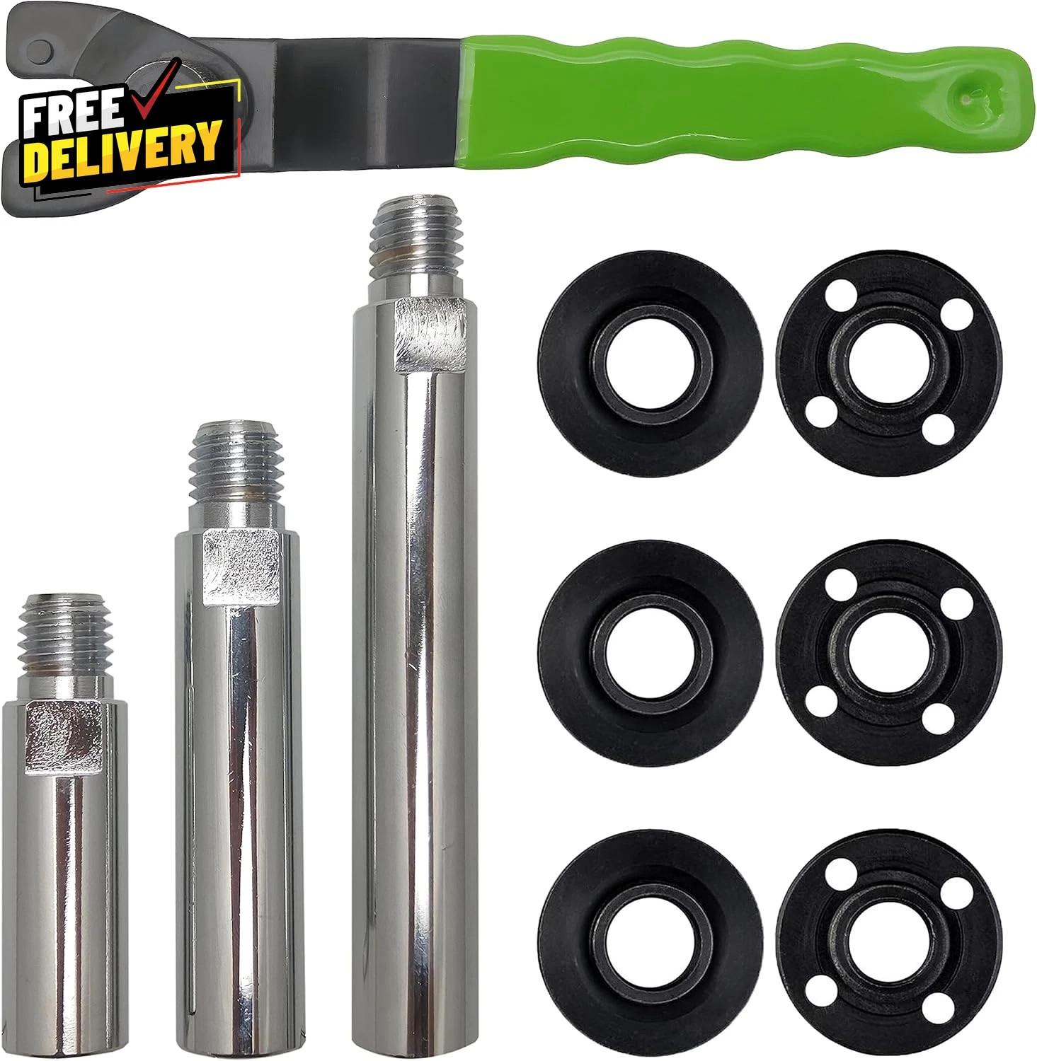 5/8-11 Angle Grinder Extension Shaft Connecting Rod with Grinder Adjustable S...