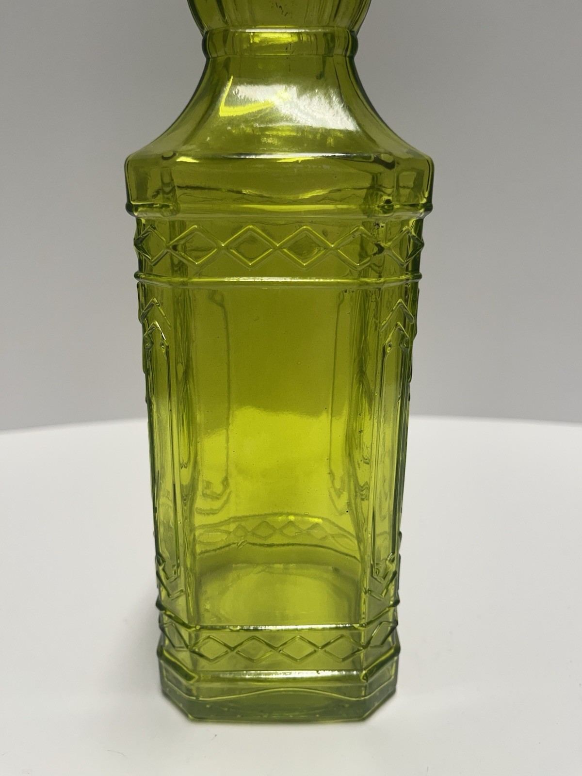 2 Craft Bottles Blue And Green