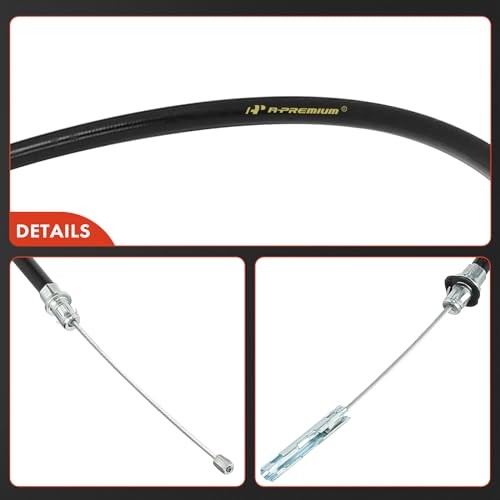 Rear Passenger Side Parking Brake Cable Assembly Compatible with Dodge