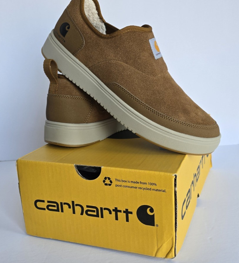 Carhartt Men's Detroit Lined Slip On Shoe Carhartt Brown FC3074-M New Size 10