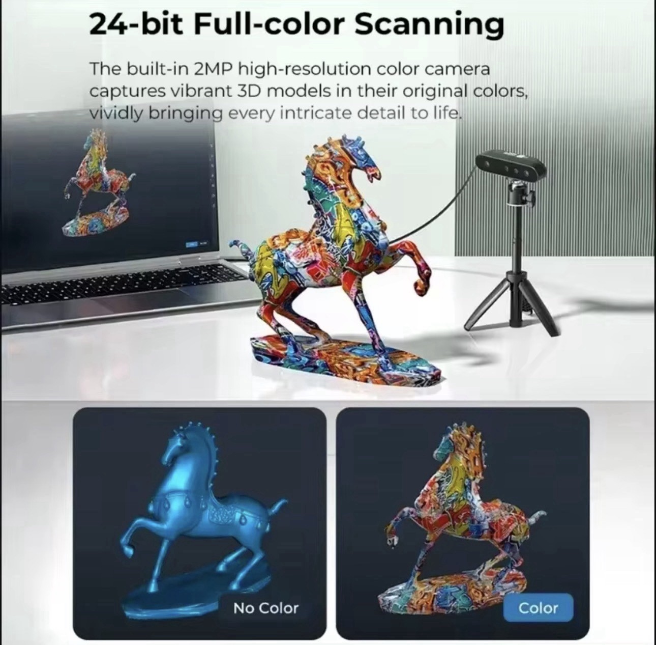 Creality 3D Scanner CR Ferret SE for 3D Printing Handheld Anti-Shake 30FPS Scan