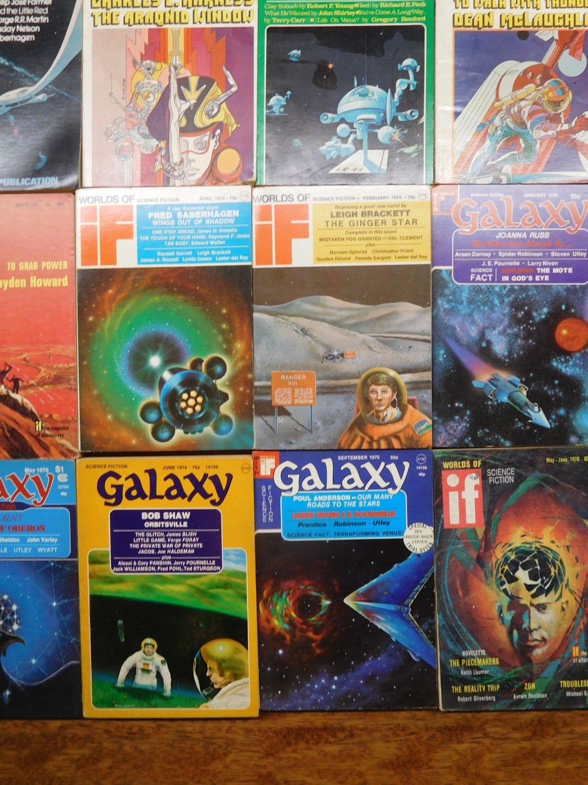 Fantastic 30 Vintage 1970's Sci-Fi Digests ~ Amazing, IF & Galaxy
