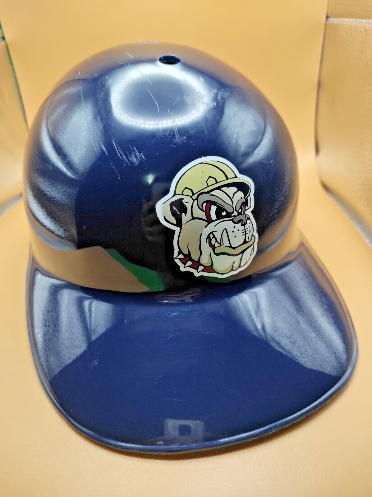 Mahoning Valley Scrappers Solid Blue Souvenir Batting Helmet!!