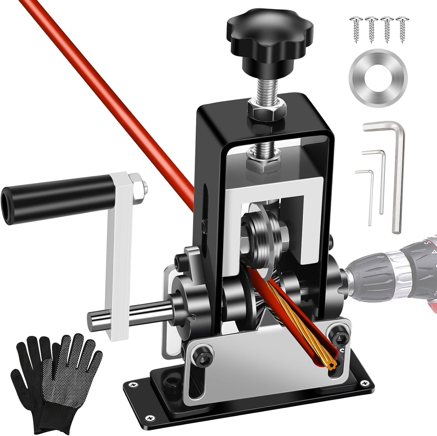 Professional Grade Wire Stripping Tool | 1" Capacity & Quick Blade Change