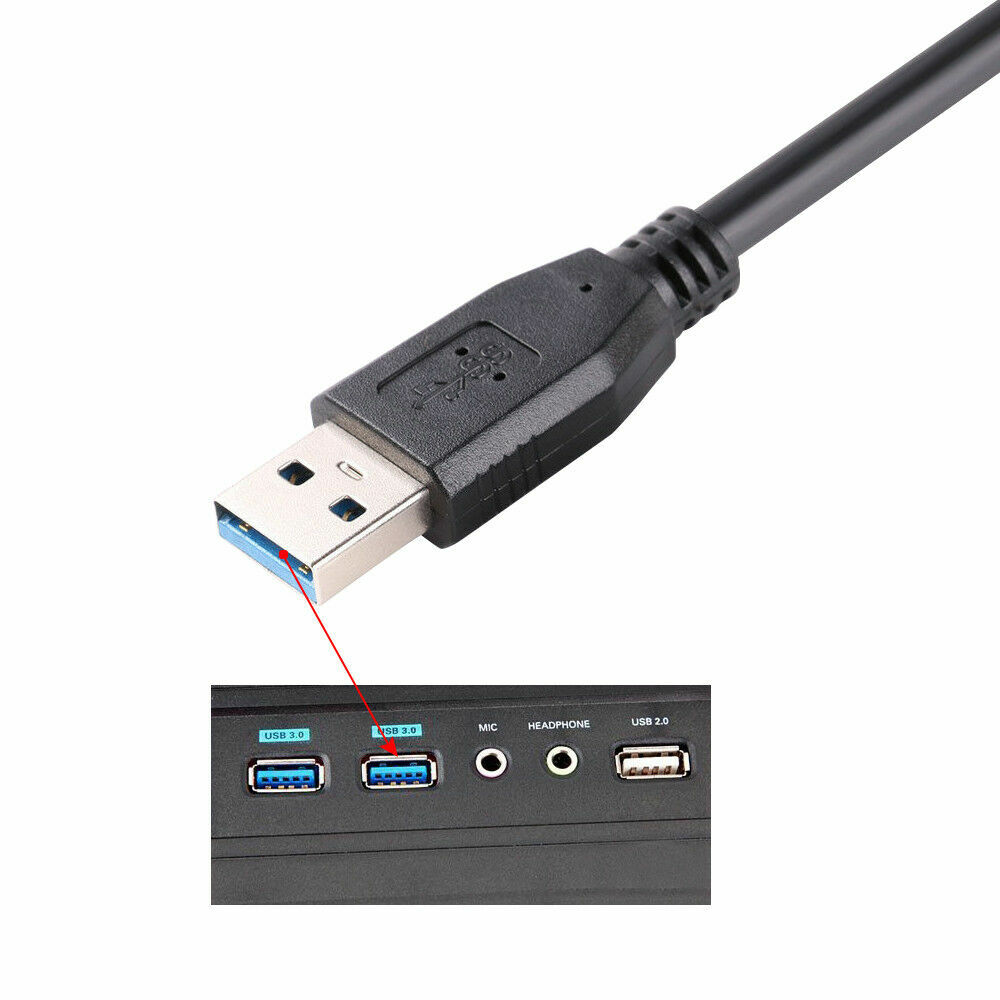USB 3.0 Cable Western Digital WD My Book Essential 4TB External Hard Drive Black