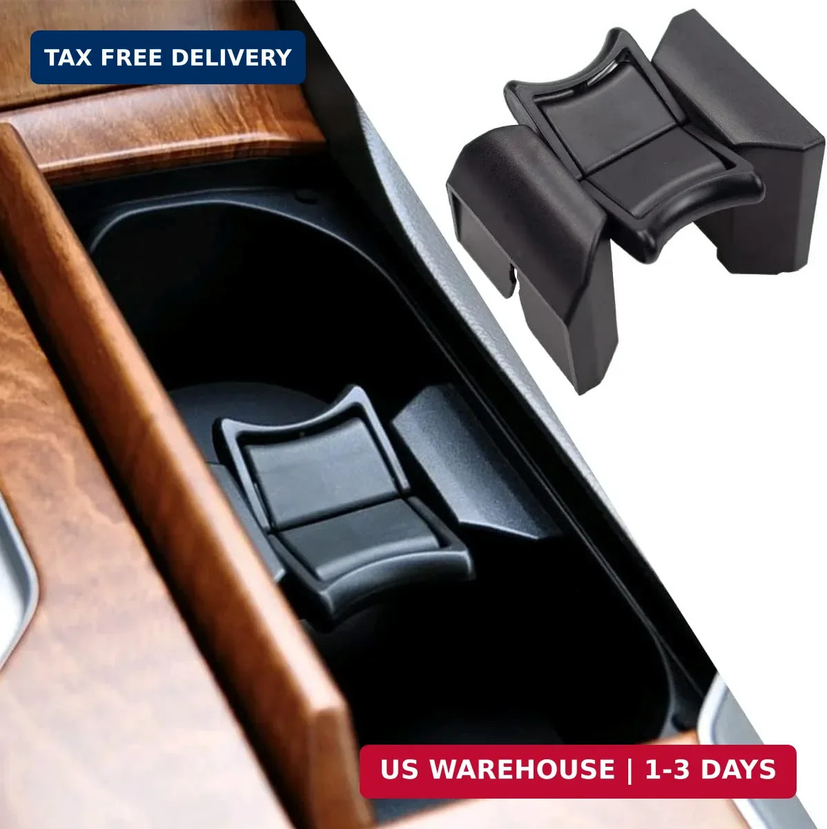 RLB-HILON Cup Holder Insert Divider Compatible with Toyota Camry | for 2007 2008