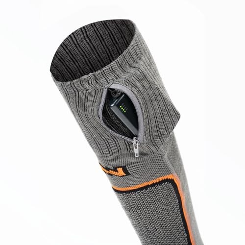 Fieldsheer Merino 2.0 Wool Heated Socks for Men with Wireless Remote Control,
