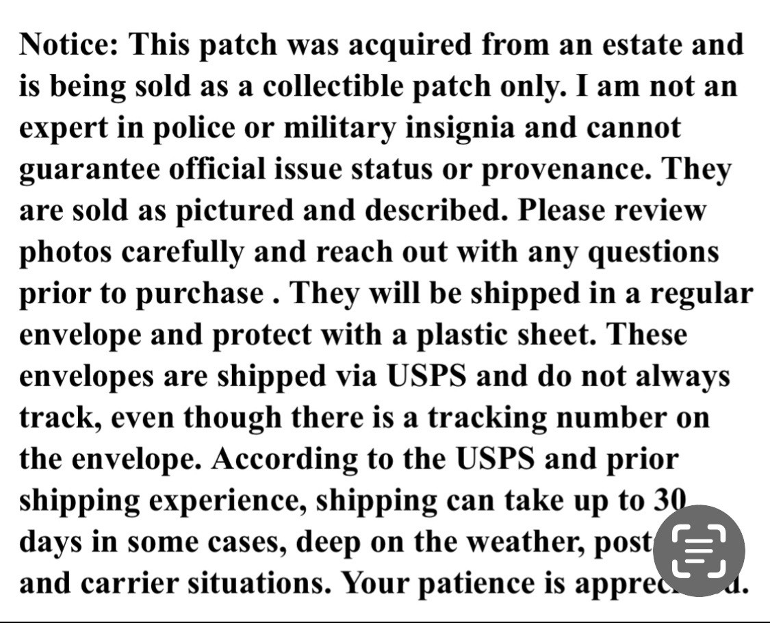 NSA Police Monetary