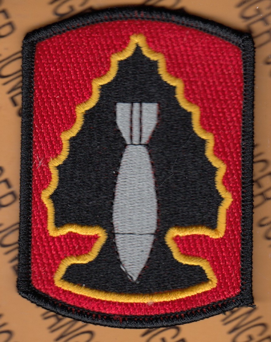 US Army 48th Ordnance Group EOD ~3.5" uniform patch m/e