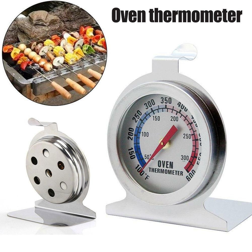 Cooking Oven Thermometer Stainless Steel Food Meat Gauge for Kitchen Bake Roast