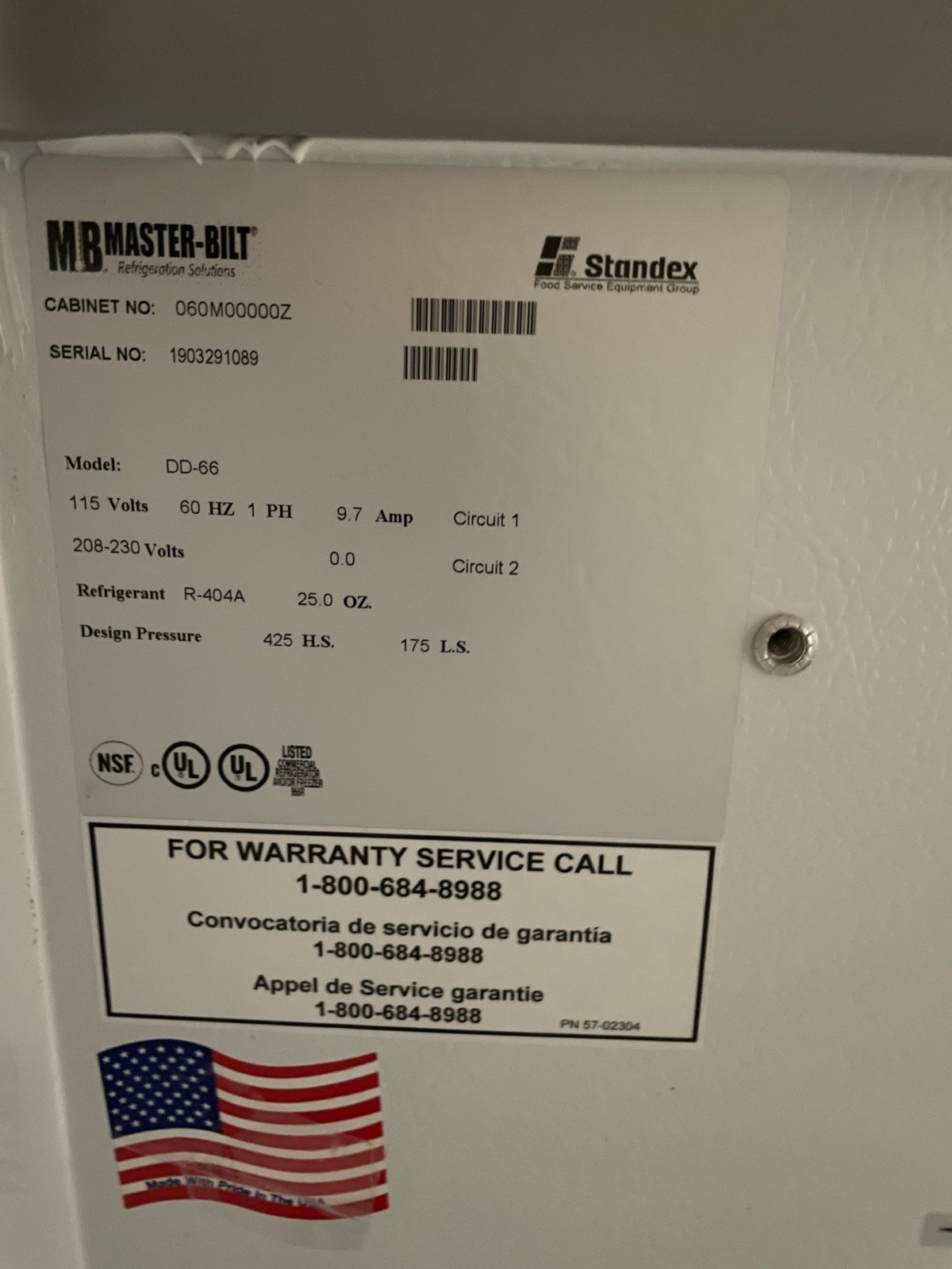Stoelting VB50 batch freezer and (2) Master Bilt freezers PACKAGE