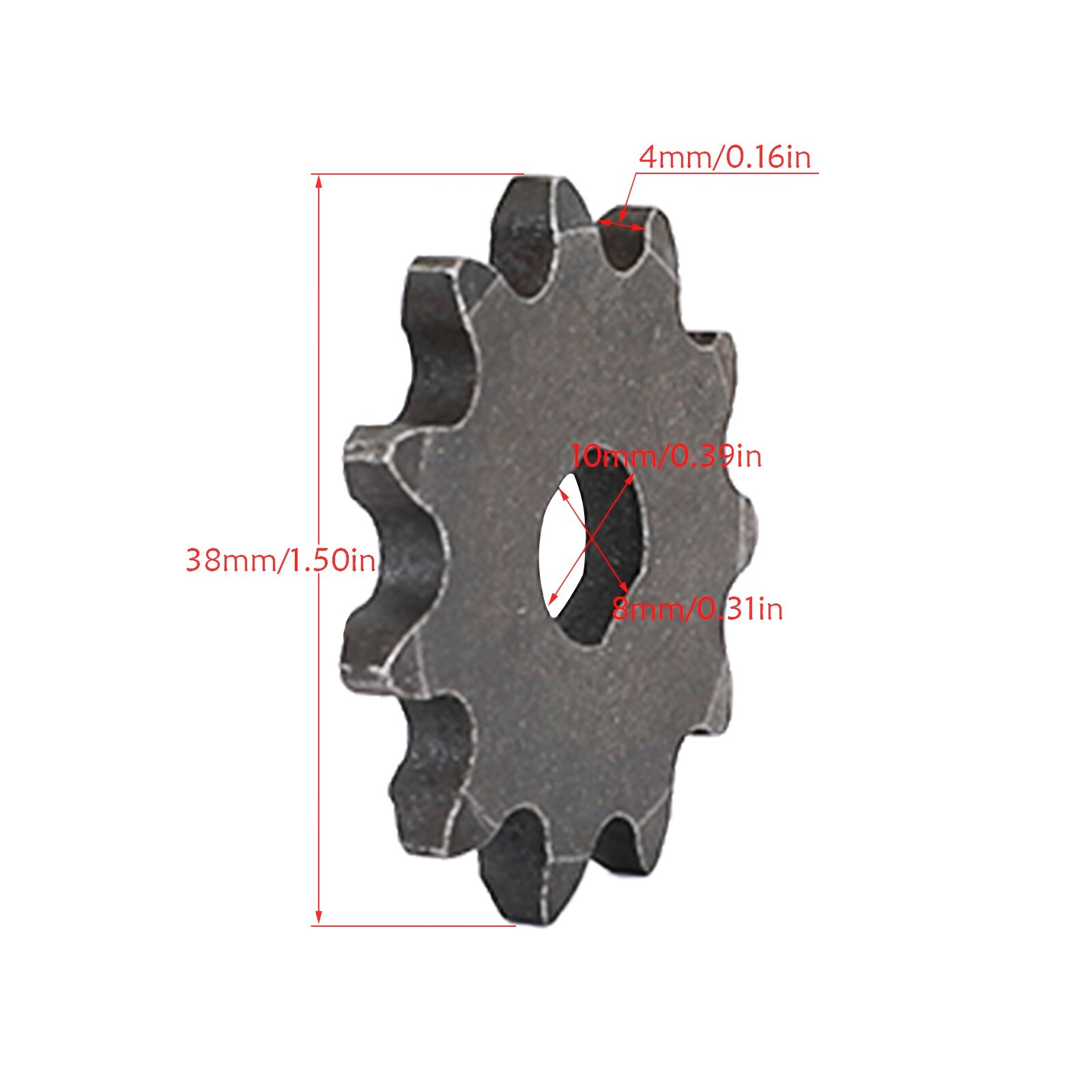 #35 Chain 11T Sprocket For MY1020 Electric Motor Scooter Go Kart Mini Bike ATV