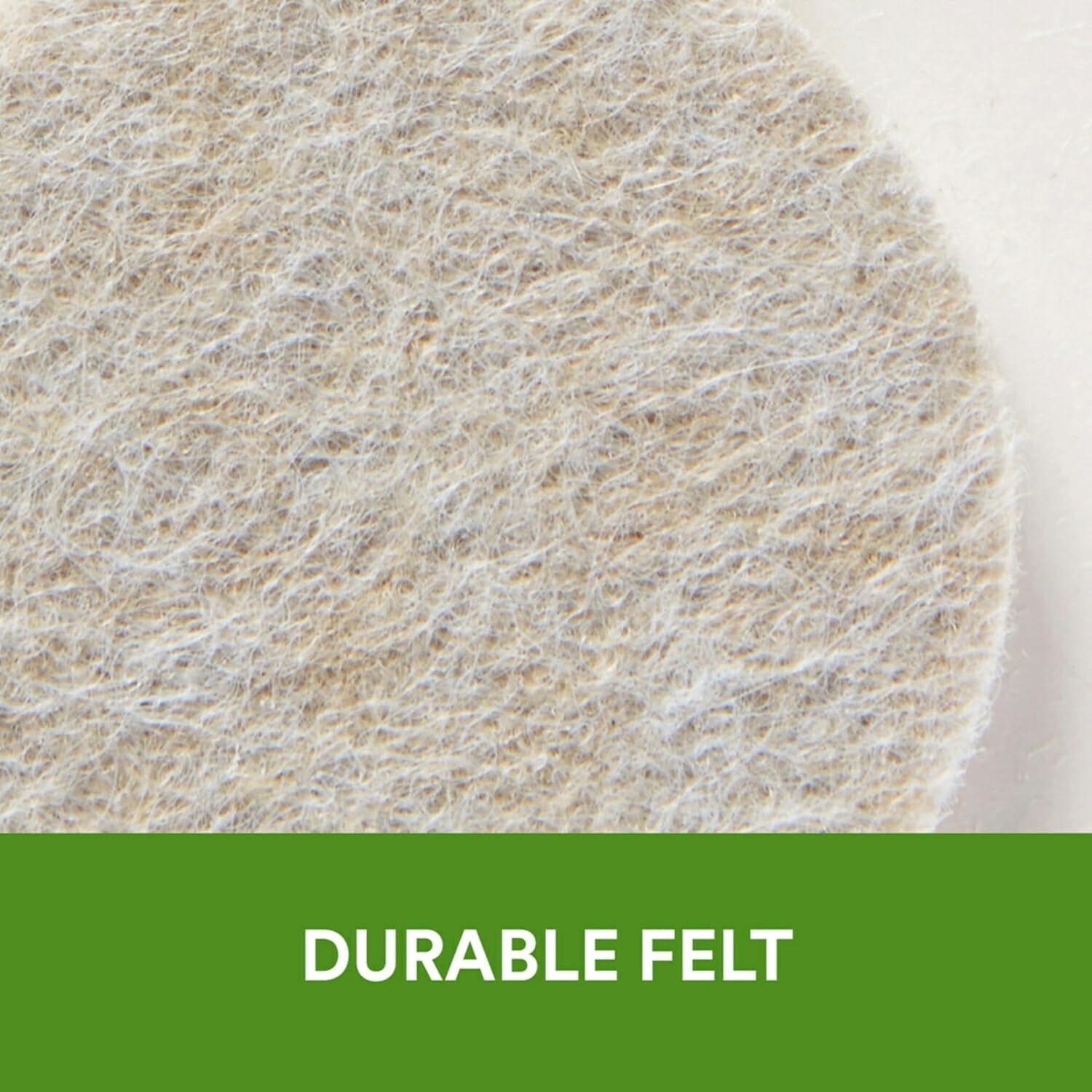 Scotch Beige Felt Pads Assorted Sizes 199/Pack (FP845-199NA)