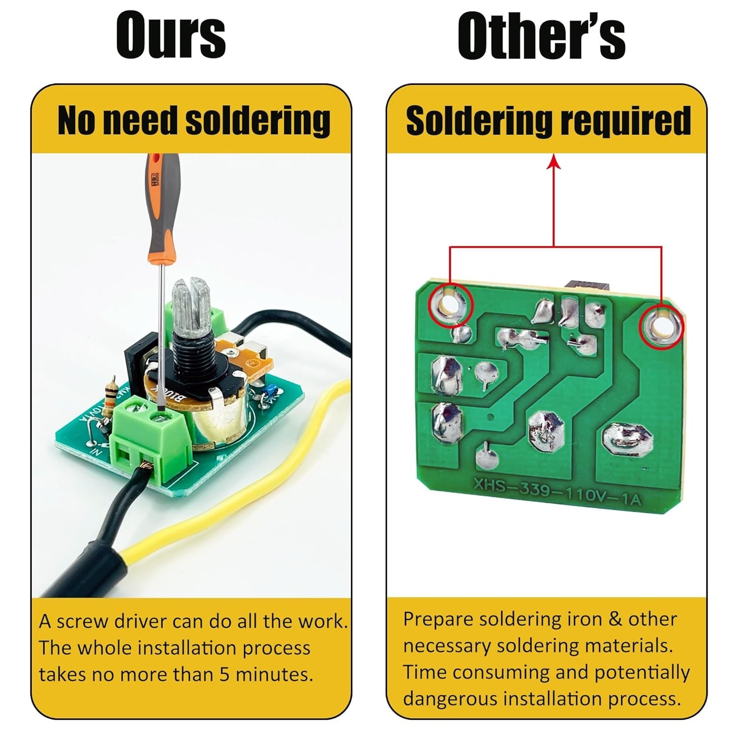Versatile 2-Pack Dimmer Switches: Full Range Control for Home Lighting Solutions