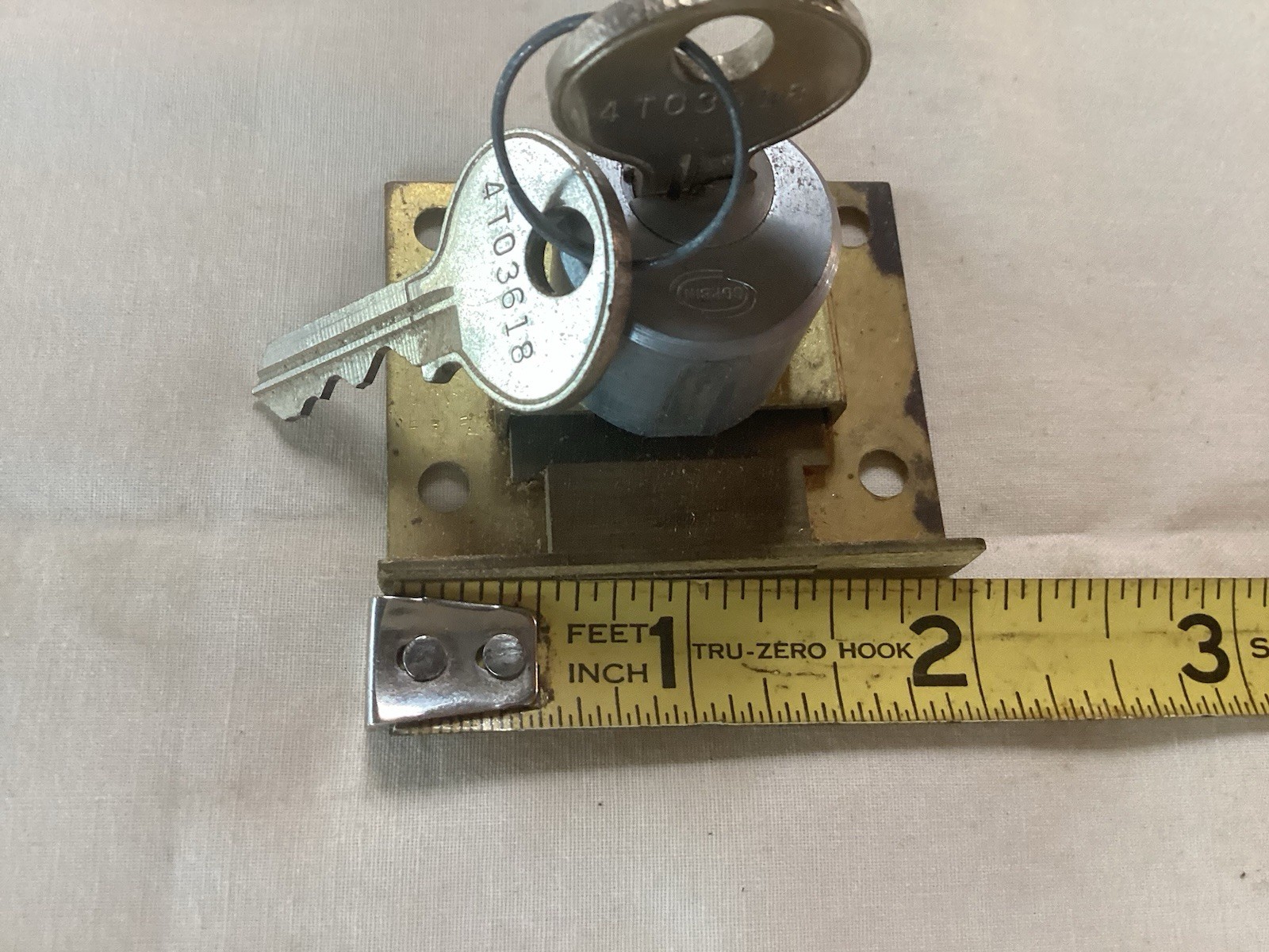 New, Old Stock, Corbin Cabinet Lock, High Quality
