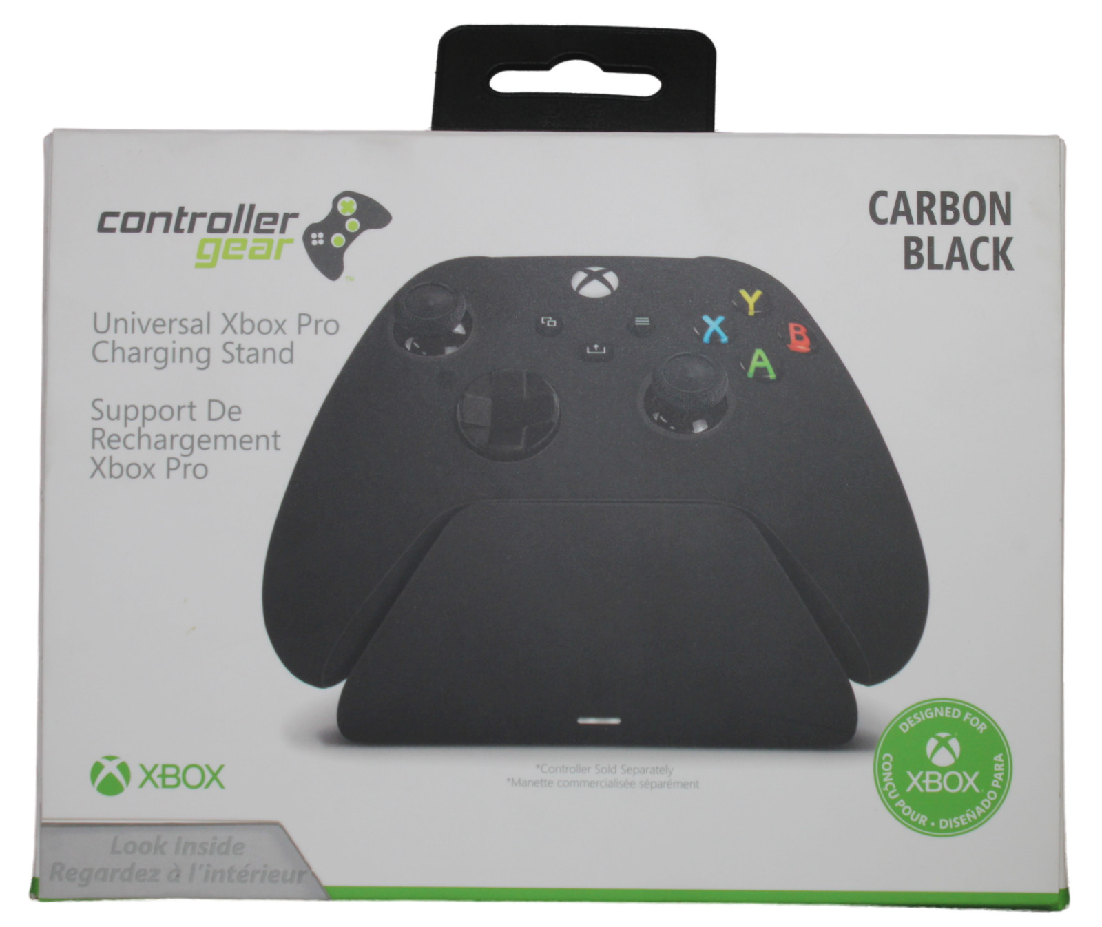 Controller Gear Carbon Black Universal Xbox Pro Controller Quick Charge Stand