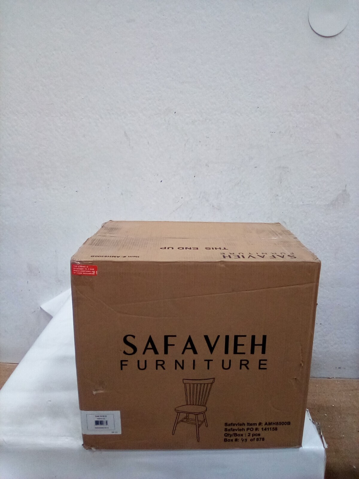 Safavieh PARKER SPINDEL SIDE CHAIR, Reduced Price 2172728536 AMH8500B