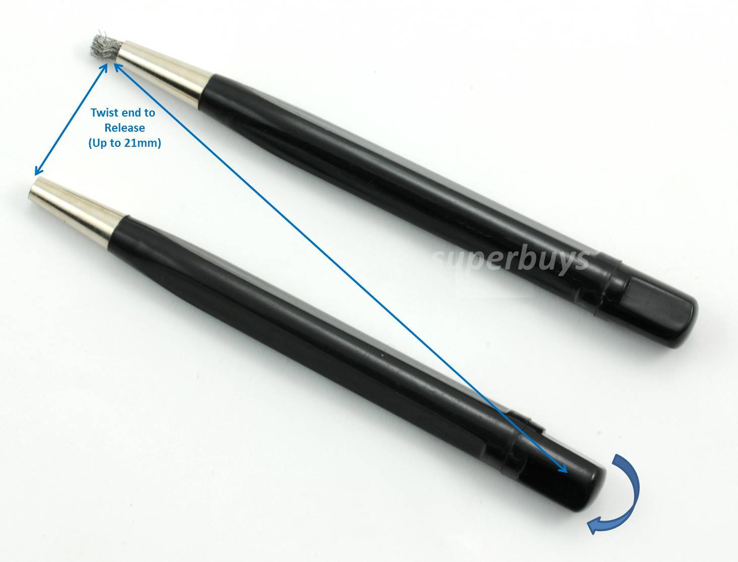 Steel Scratch Pen Brush Cleaner Remove Rust Dirt Glass Bristles Brushes Bur Tool