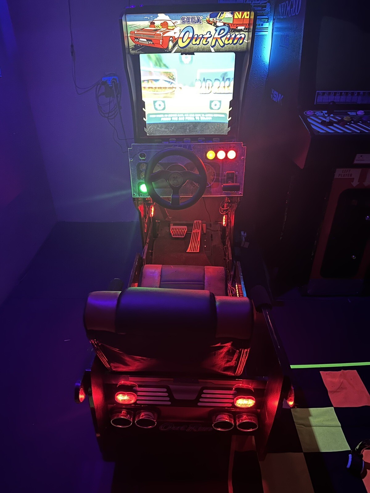 OUT RUN ARCADE 1UP Modified Sit Down - Arcade
