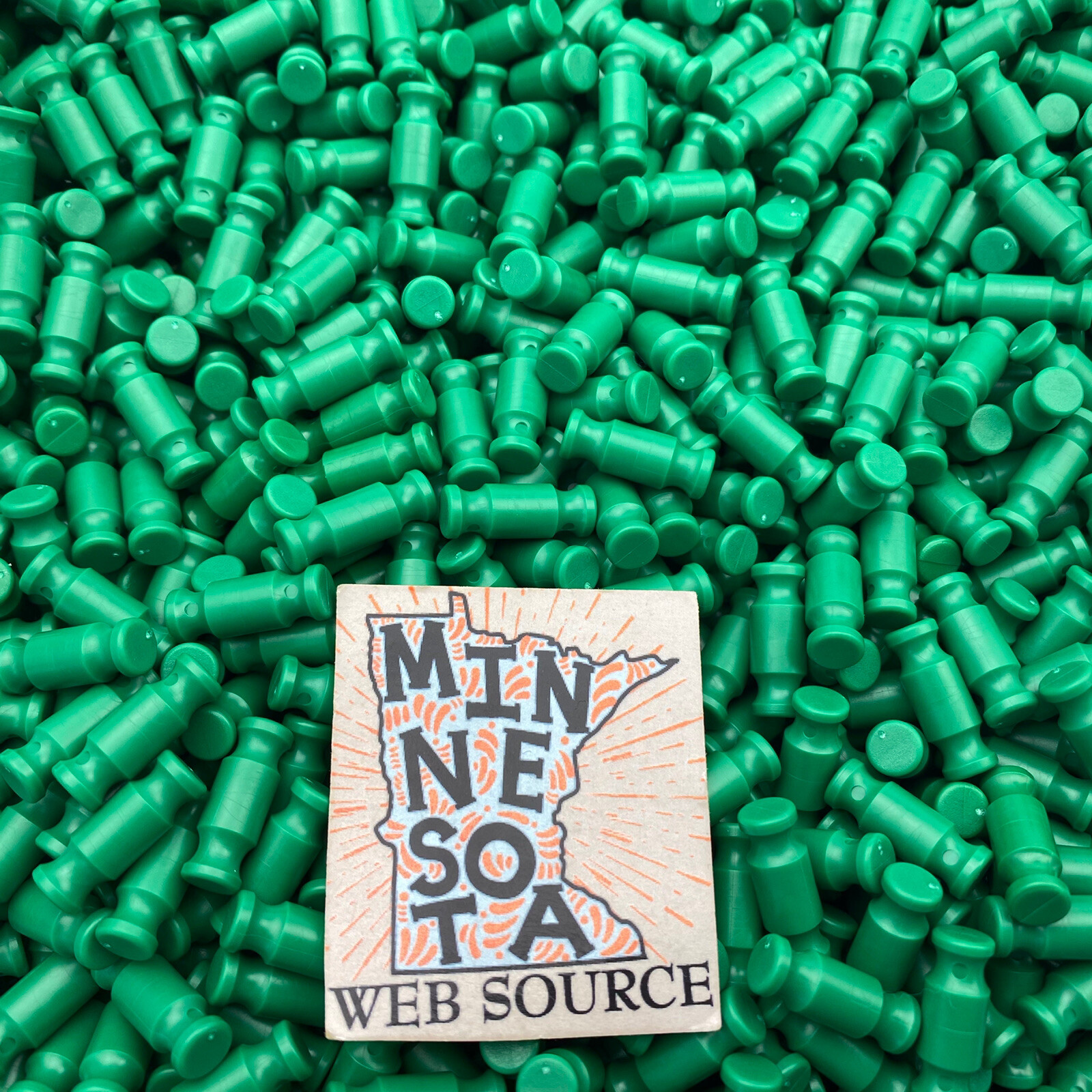 (300) K’NEX 3/4" (0.75") Short Green Rods – NEW OEM NOS – Standard