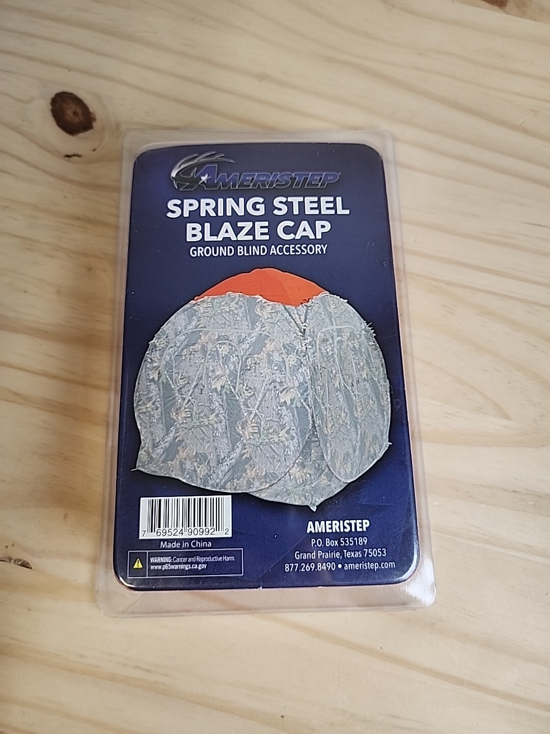 Ameristep Spring Steel Cap, Blaze Orange