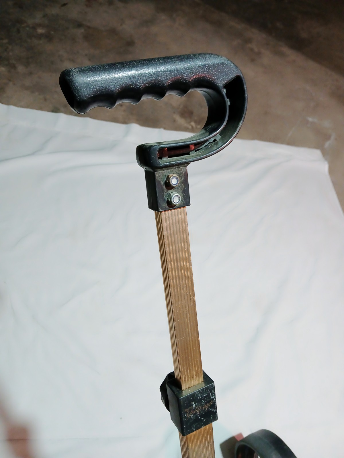 Vintage Gold Eagle Foldable Push Pull Golf Cart Aluminum Light Weight Fold Up