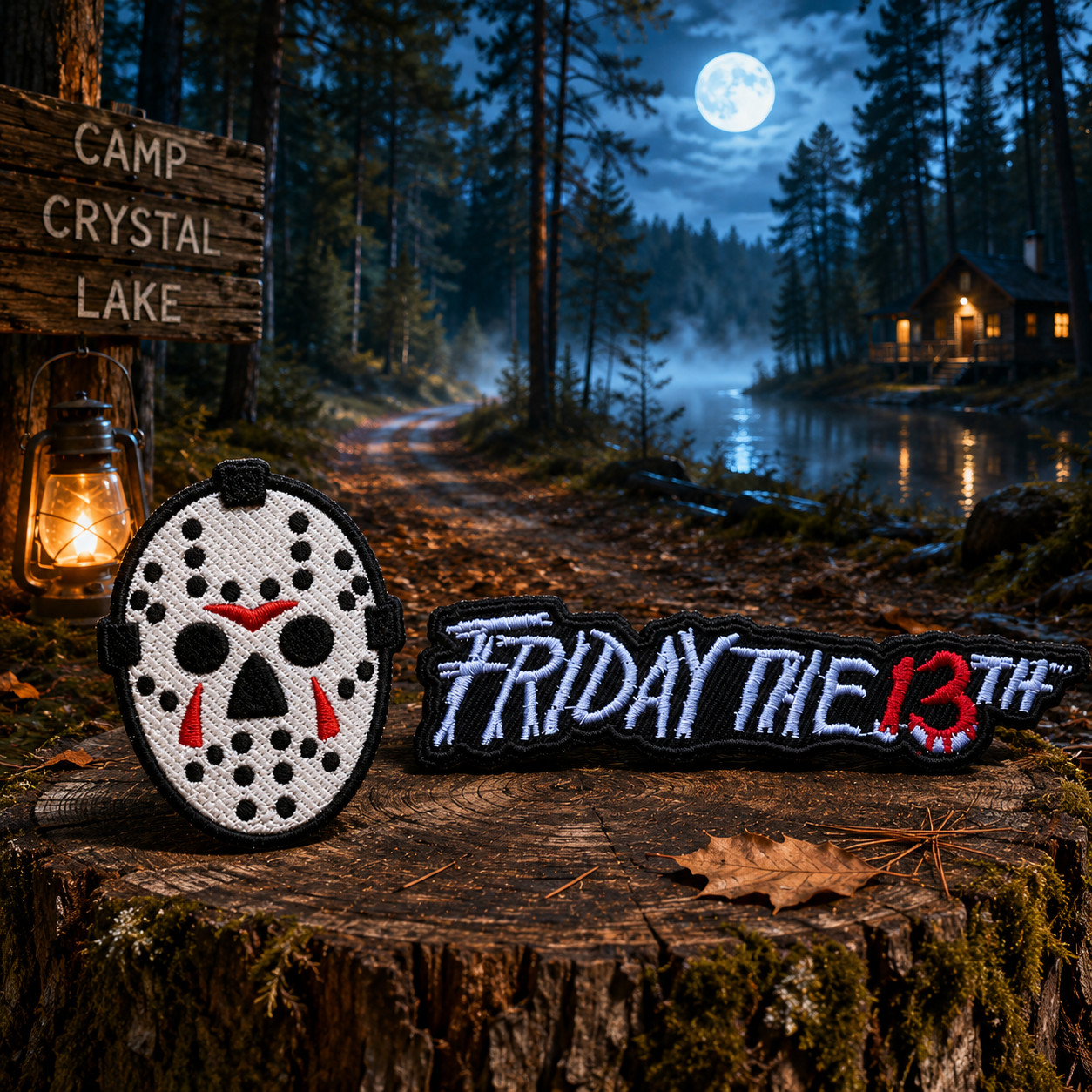 Friday the 13th Jason Voorhees Embroidered Applique Iron On Patch Halloween