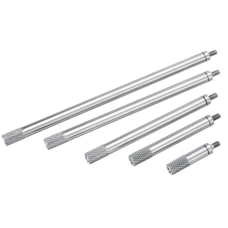 5 Pcs High Steel Extension Stem Rods Digital Indicator Dials Replace Parts