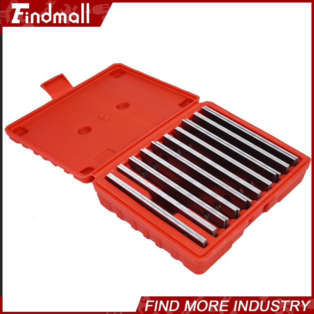 Findmall 1/8" STEEL PARALLEL SET 10 MATCHED PAIRS PARALLELS .0002" WITH CASE