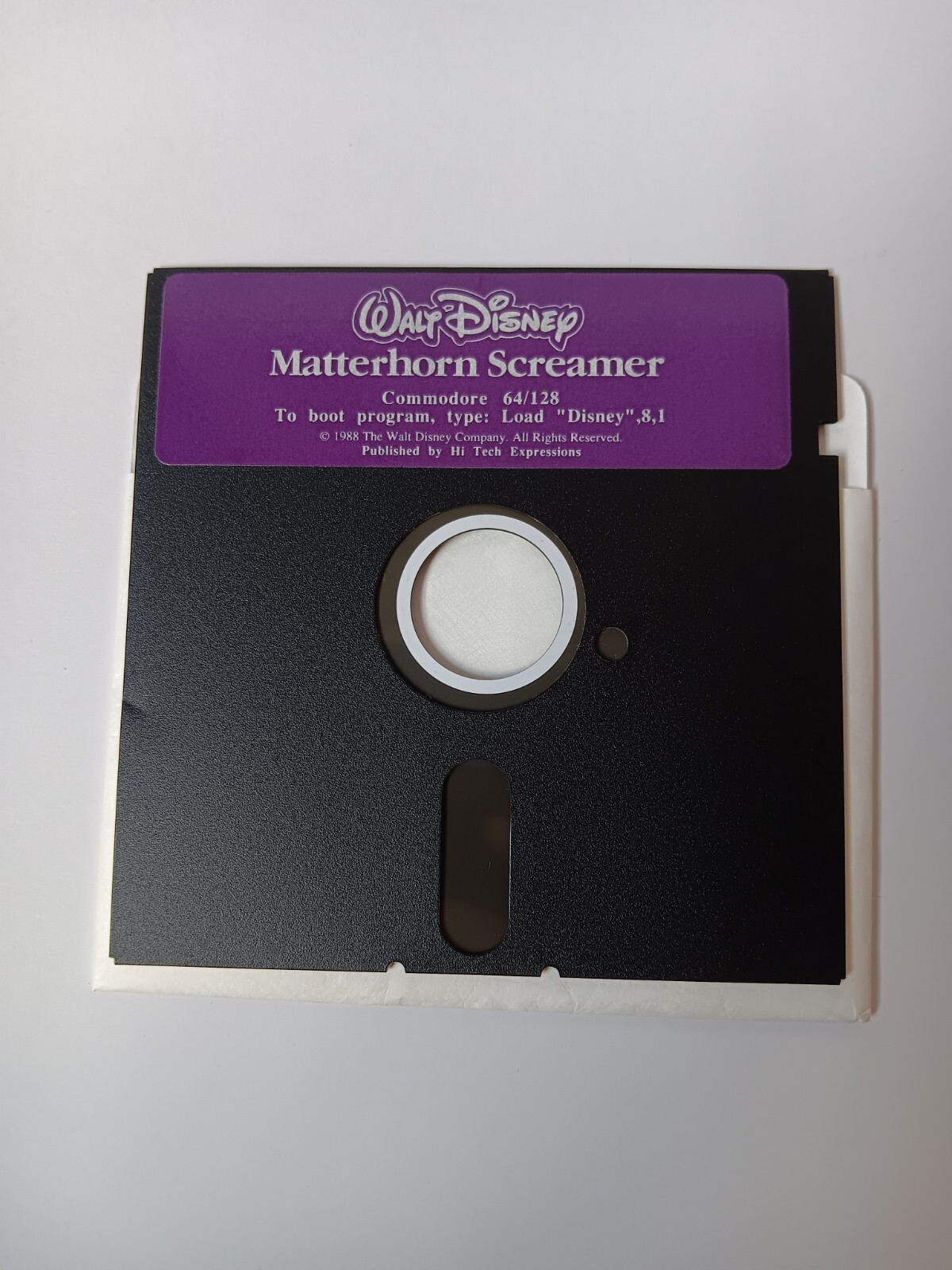Commodore 64/128 Matterhorn Screamer Computer Software Tested/Works Box Damage