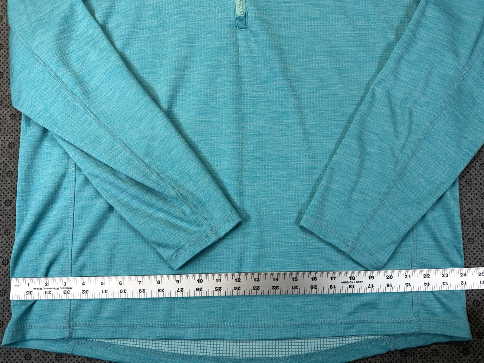 Vineyard Vines Pullover Mens XL Turquoise Performance Quarter Zip Long Sleeve