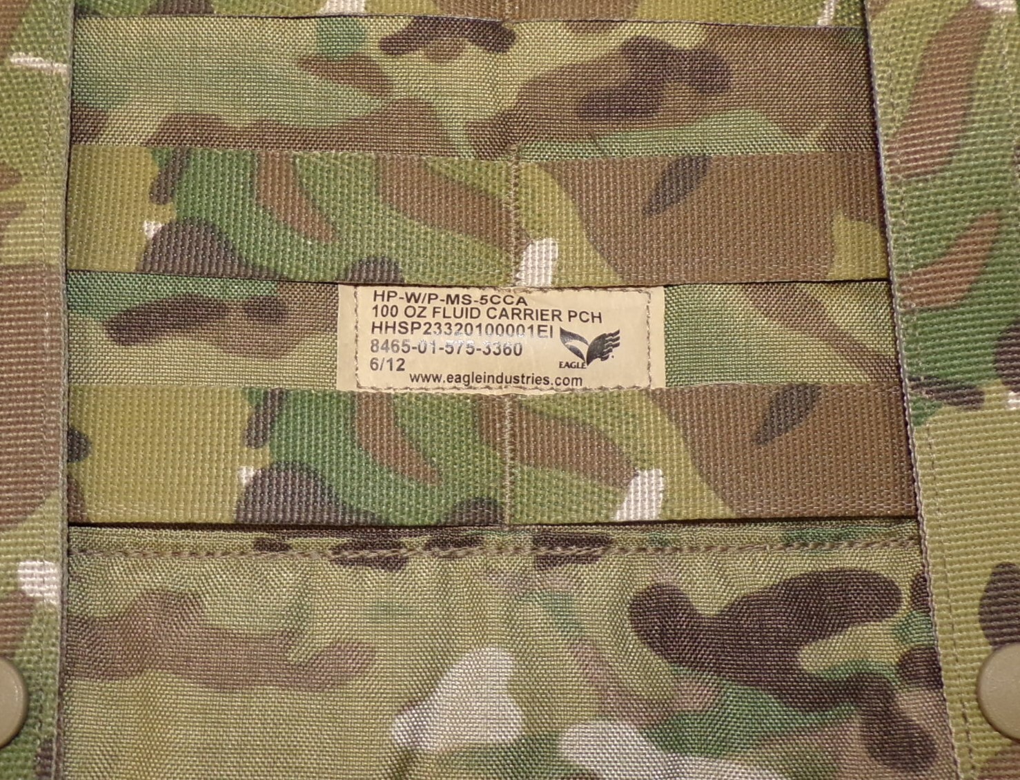 USGI Eagle Industries EI 100 Oz V3 Fluid Carrier Pouch OCP Camouflage (2012)