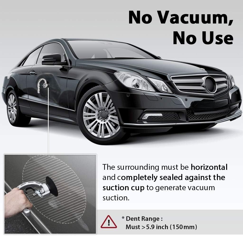 Powerful Suction Cup Aluminum Dent Puller - 2.95 inches