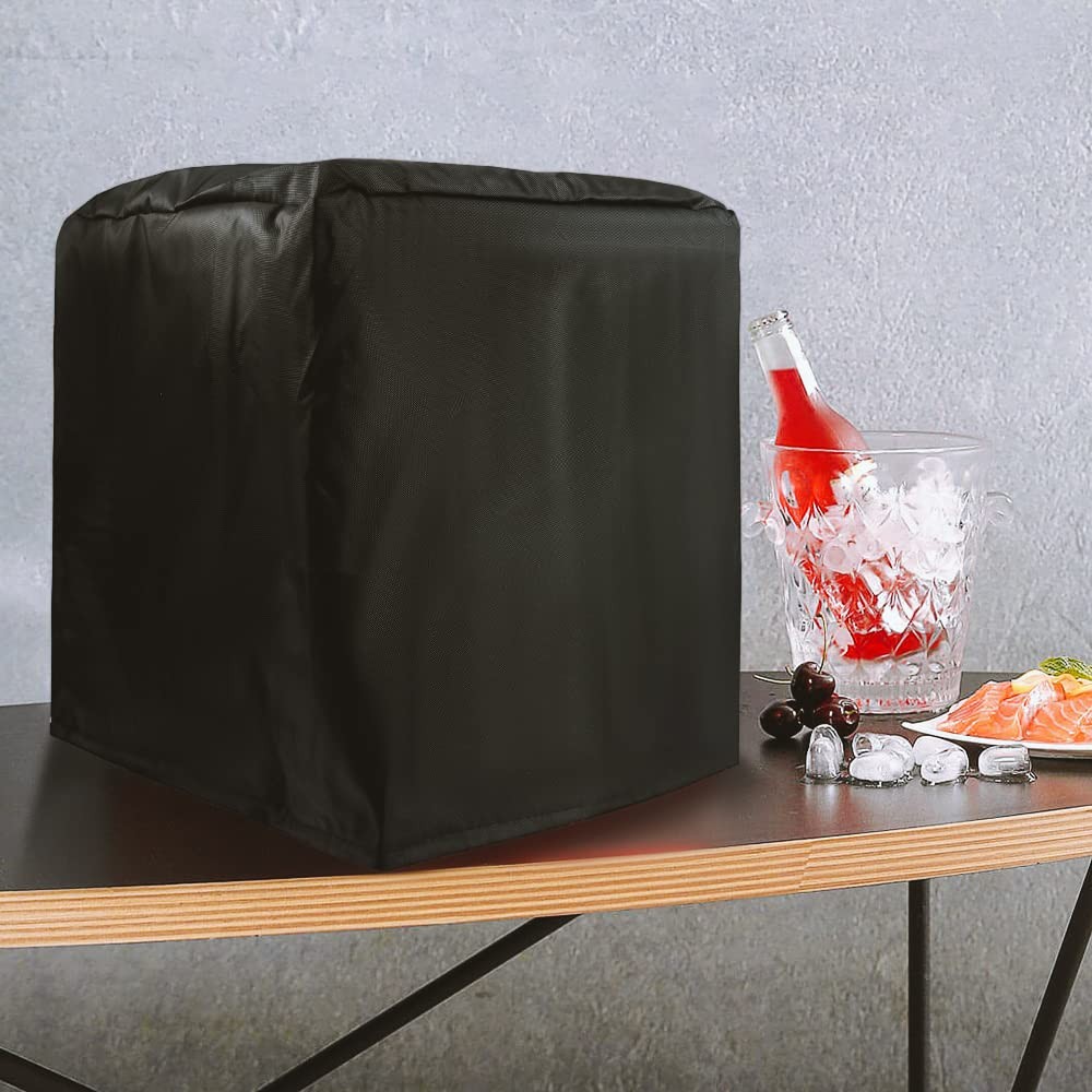 J&C Ice Maker Cover 420D Countertop Machine Nugget Black